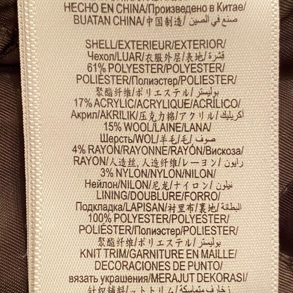 BCBG Faux Fur Hooded Jacket. Black. Size M - Picture 8 of 9